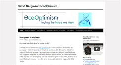 Desktop Screenshot of ecooptimism.com