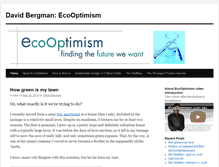 Tablet Screenshot of ecooptimism.com